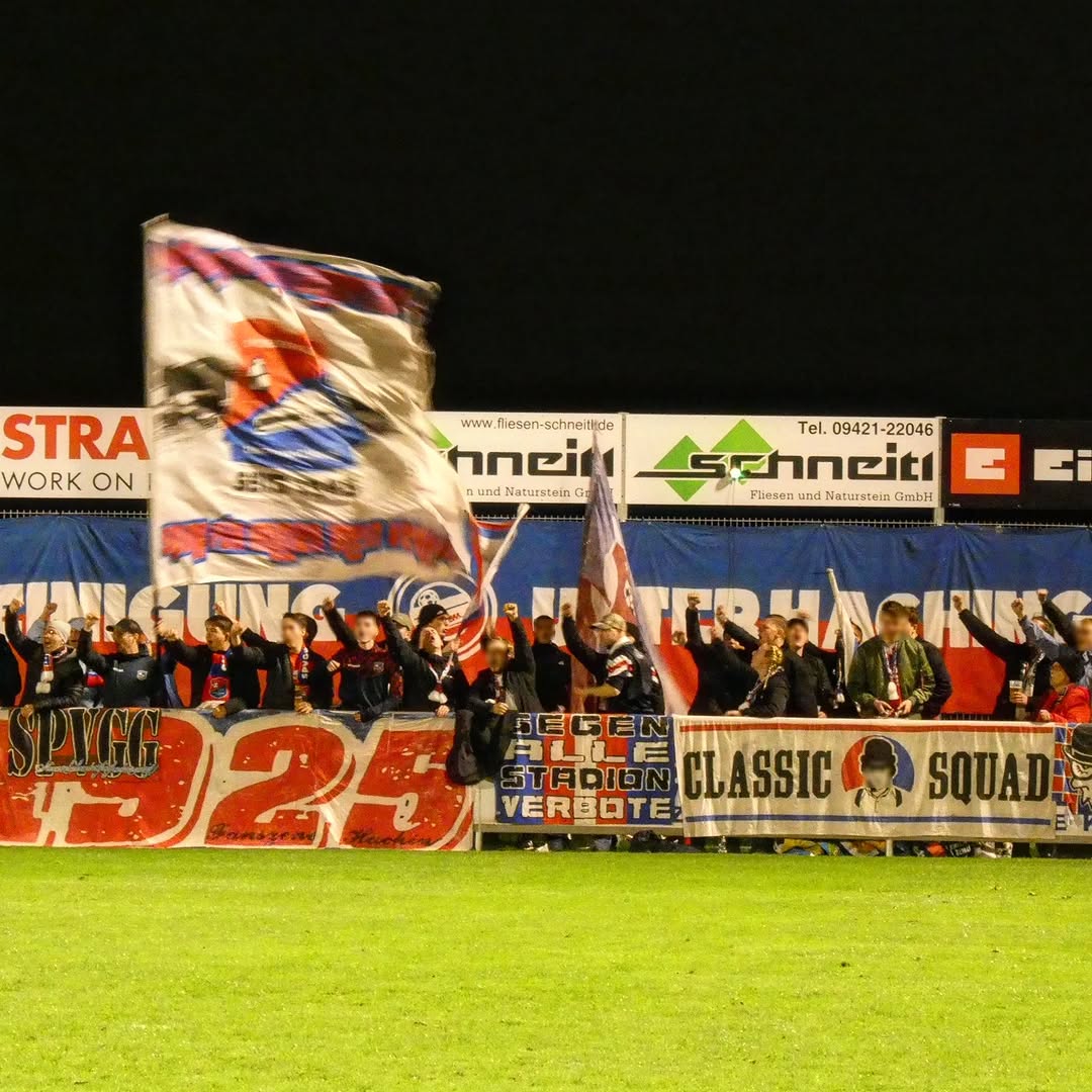 Gästefans | SpVgg Hankofen – SpVgg Unterhaching (10.10.2025) 1:6