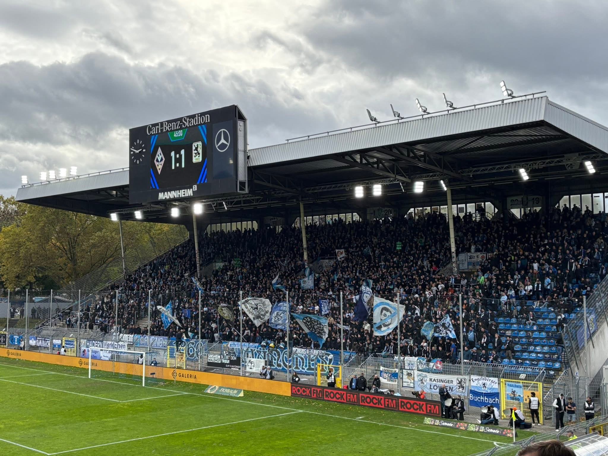 SV Waldhof Mannheim – TSV 1860 München 3:1 (2)
