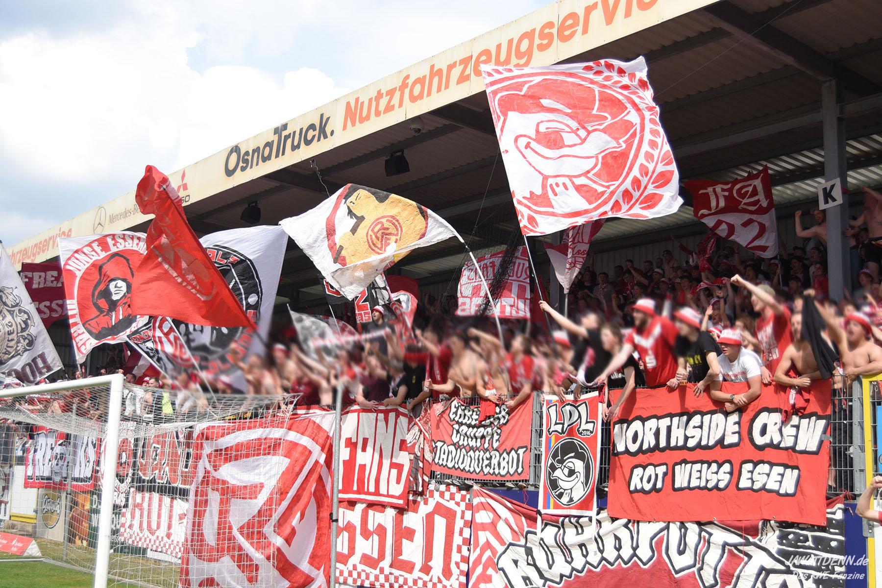 Gästefans | SV Rödinghausen – Rot-Weiss Essen (07.05.2022) 0-3