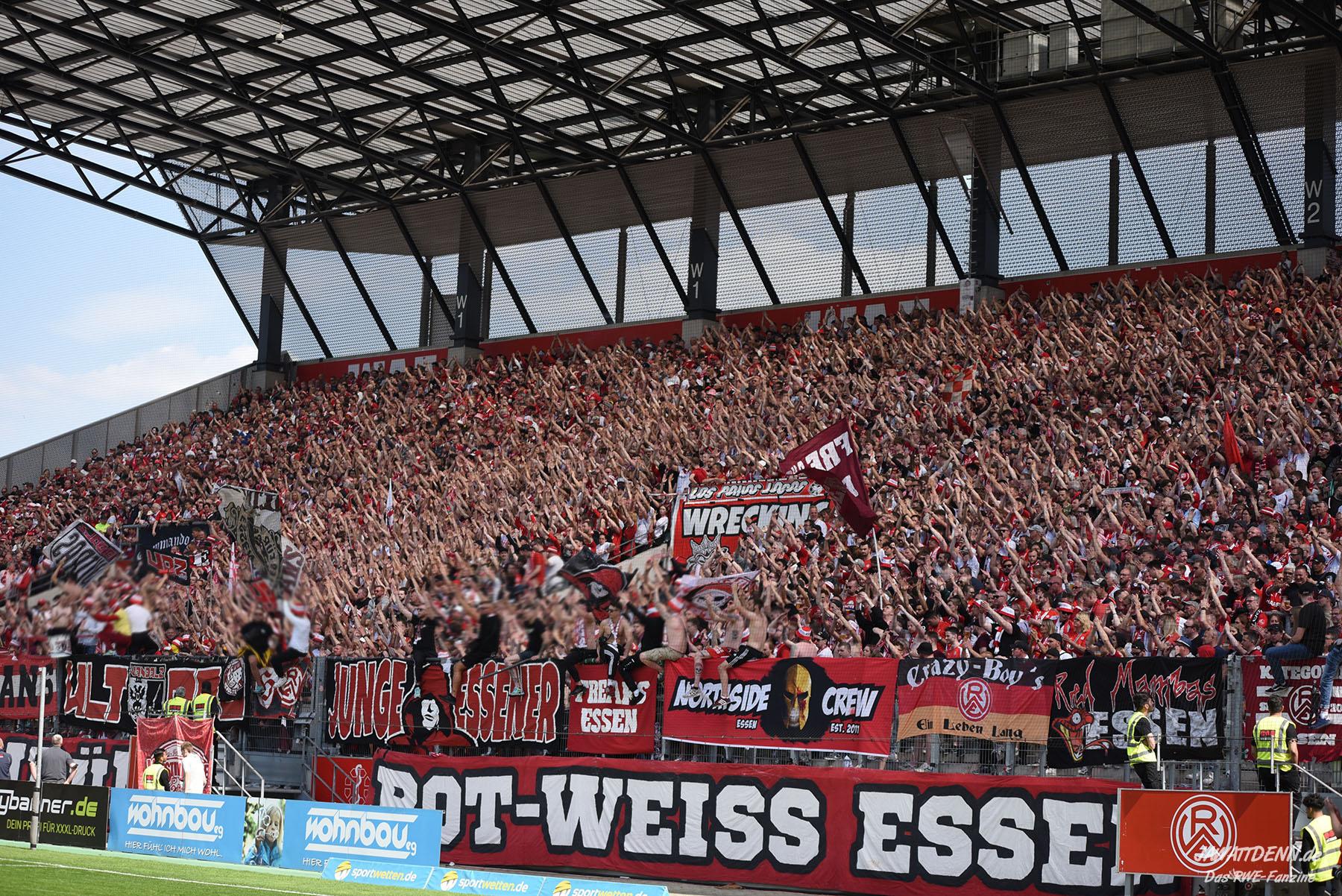 Heimfans | Rot-Weiss Essen –  Rot Weiss Ahlen (14.05.2022) 2-0