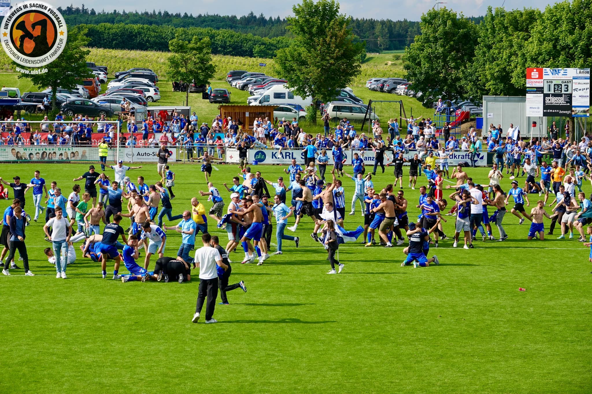 Gästefans | Sportfreunde Dorfmerkingen – Stuttgarter Kickers (04.06.2022) 1-3