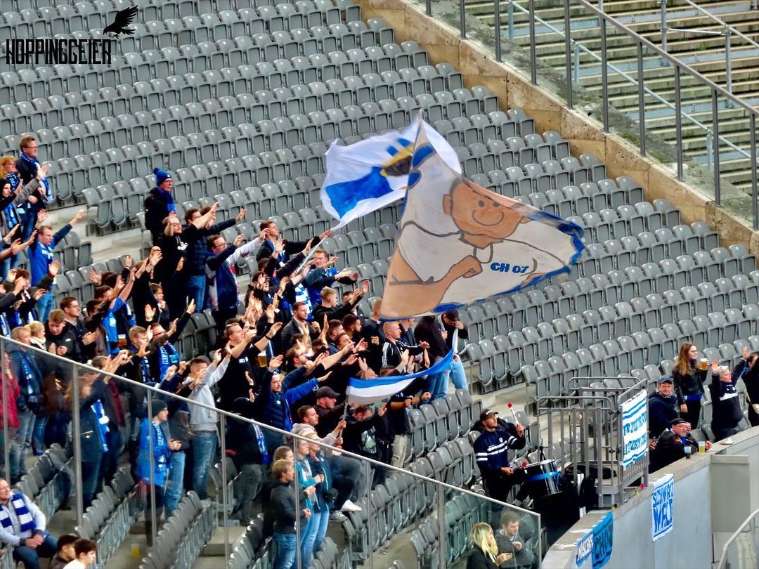 Gästefans | Hertha BSC – TSG Hoffenheim (02.10.2022) 1-1