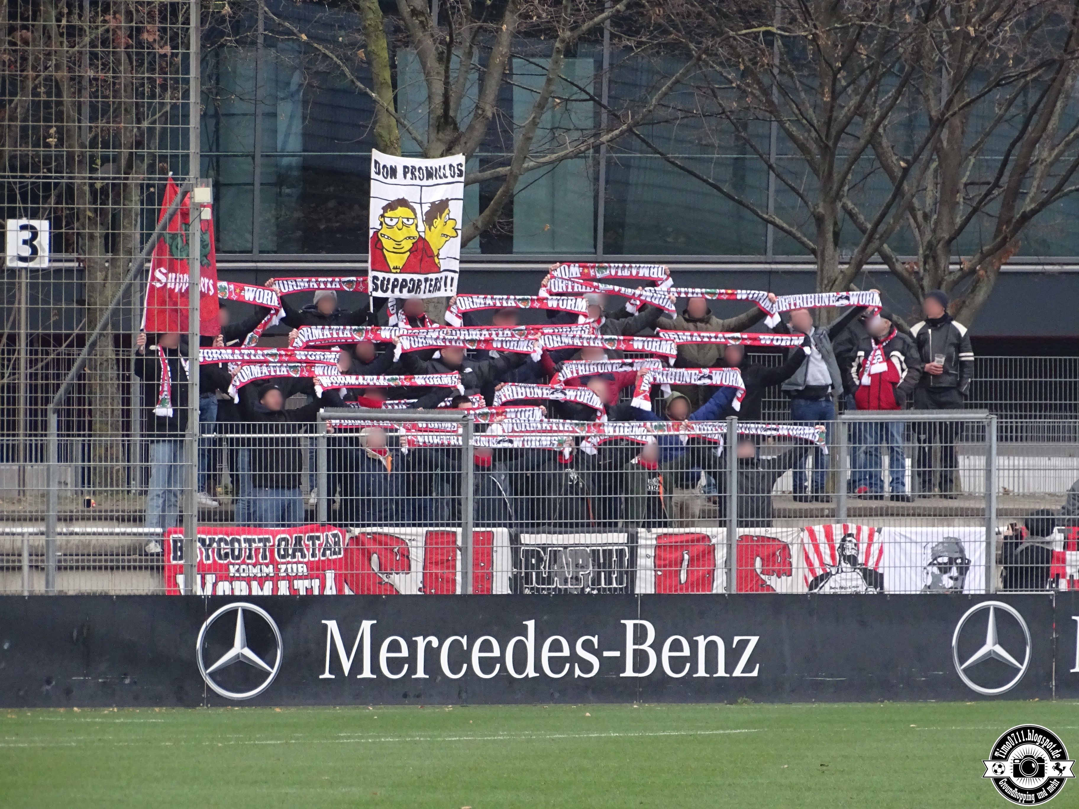 Gästefans | VfB Stuttgart II – VfR Wormatia Worms (10.12.2022) 6-1