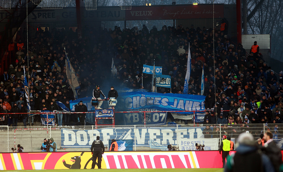 Gästefans | 1. FC Union Berlin – TSG Hoffenheim (21.01.2023) 3-1