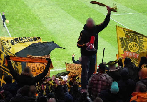 Gästefans | 1. FSV Mainz 05 – Borussia Dortmund (25.01.2023) 1-2