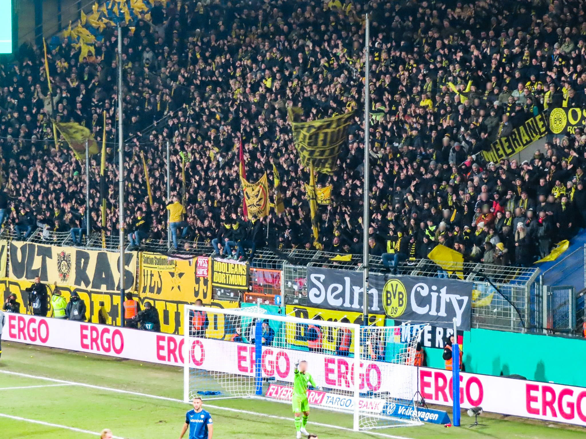 Gästefans | VfL Bochum – Borussia Dortmund (08.02.2023) 1-2