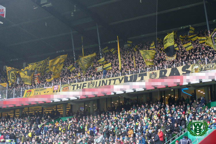 Gästefans | Werder Bremen – Borussia Dortmund (11.02.2023) 0-2