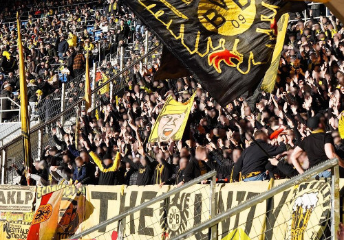 Gästefans | TSG Hoffenheim – Borussia Dortmund (25.02.2023) 0-1