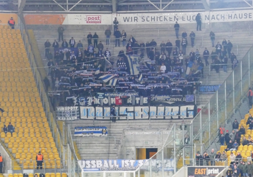 Gästefans | Dynamo Dresden – MSV Duisburg (15.03.2023) 2-0