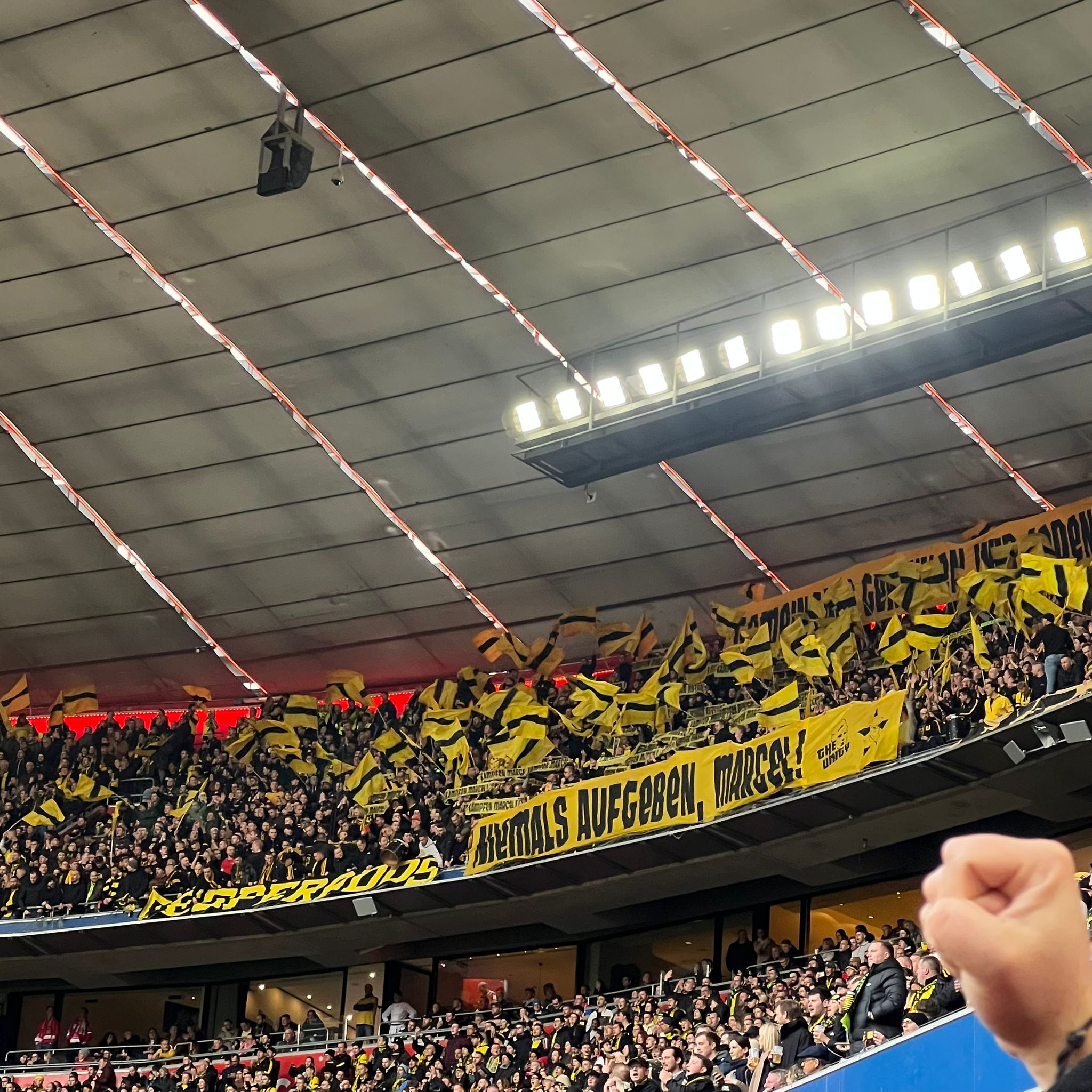 Gästefans | FC Bayern München – Borussia Dortmund (01.04.2023) 4-2