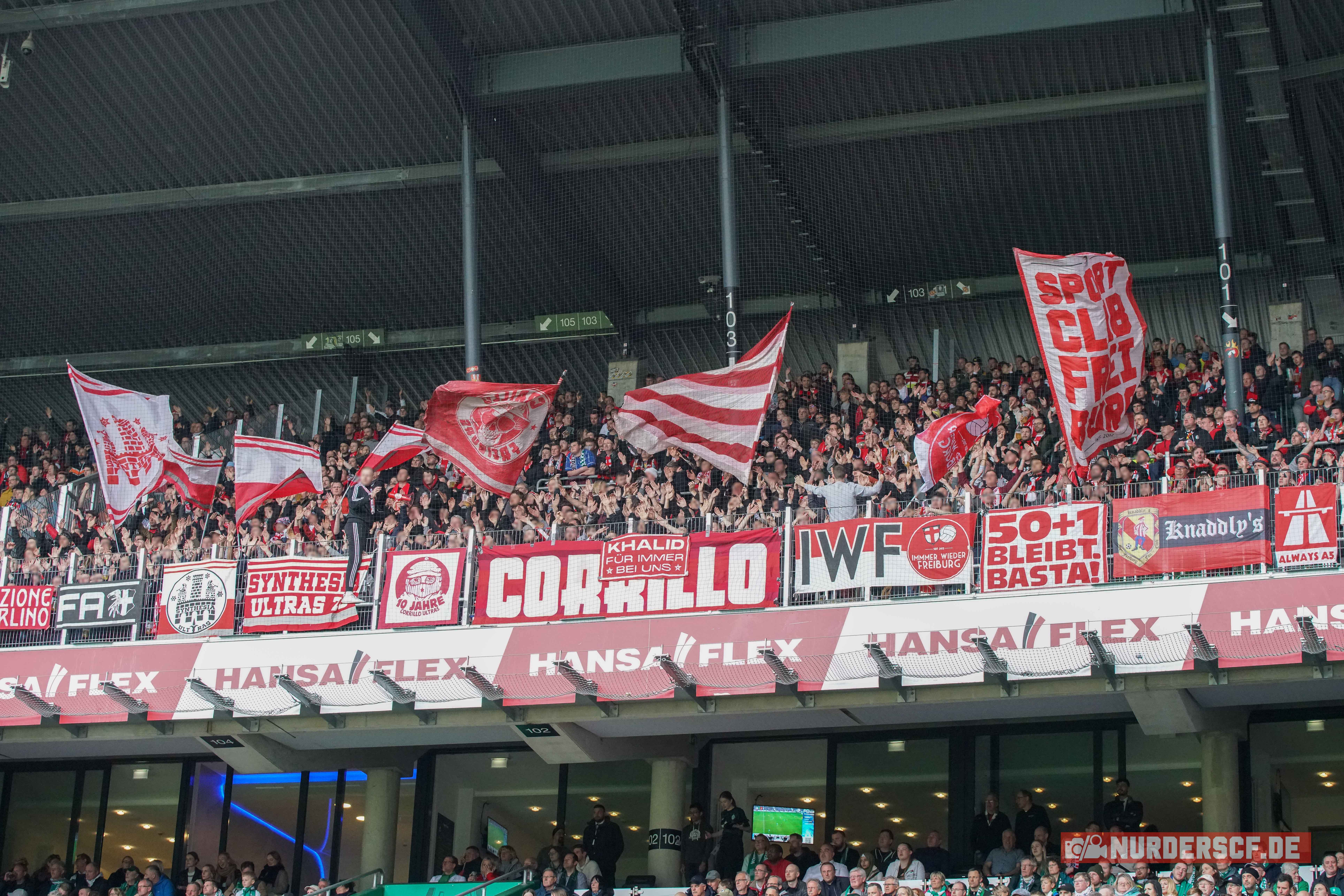 Gästefans | Werder Bremen – SC Freiburg (16.04.2023) 1-2