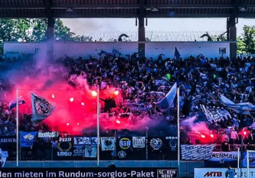 Gästefans | FSV Zwickau – TSV 1860 München (27.05.2023) 2-2