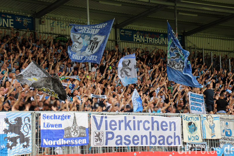 Gästefans | SV Sandhausen – TSV 1860 München (26.08.2023) 3-0