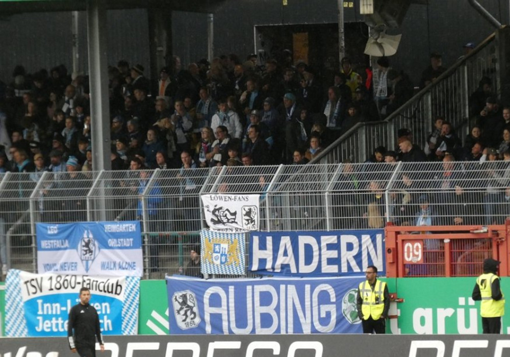 Gästefans | SC Preußen Münster – TSV 1860 München (15.10.2023) 1-1