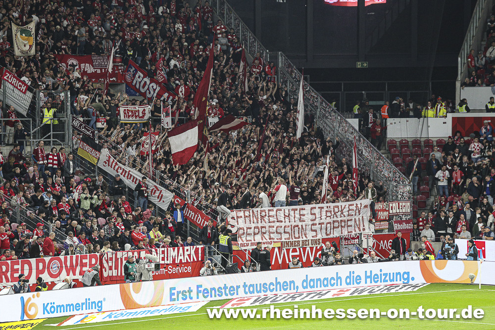 Gästefans | 1. FSV Mainz 05 – FC Bayern München (21.10.2023) 1-3