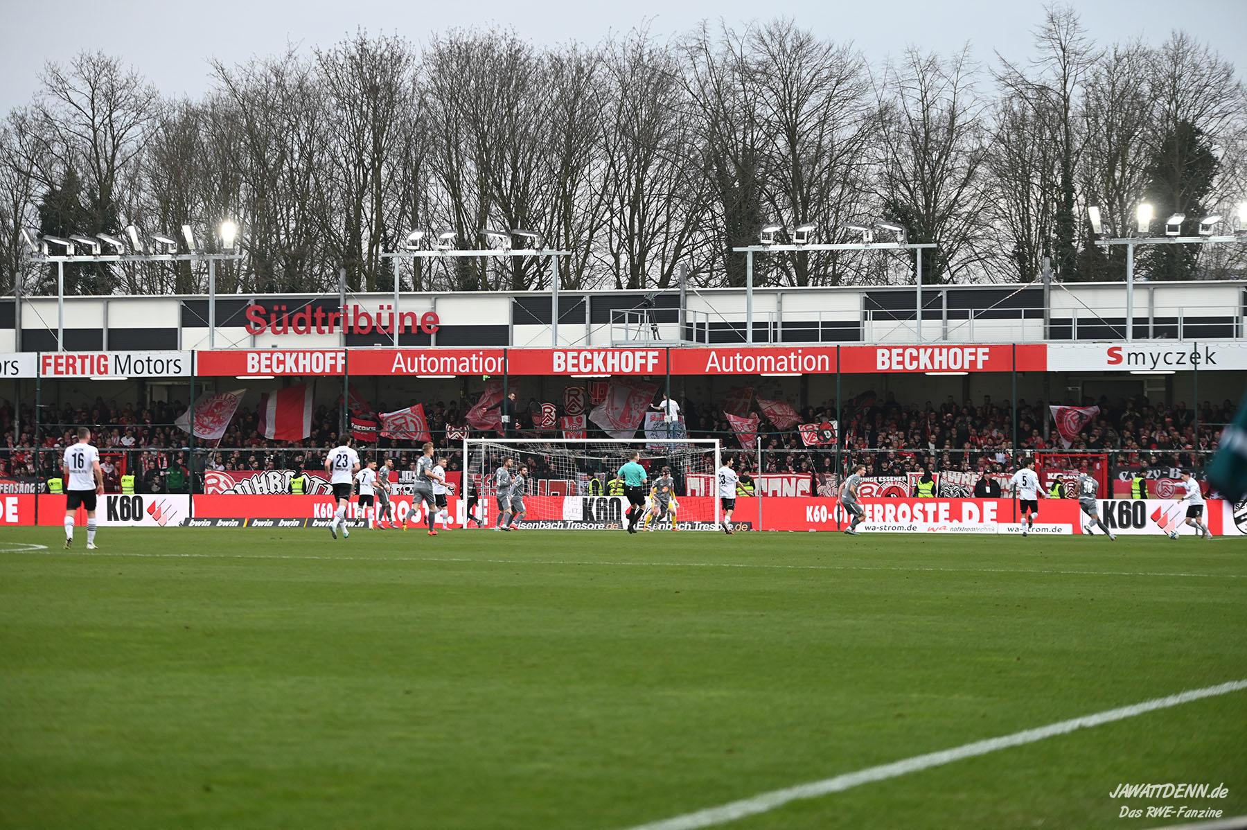 Gästefans | SC Verl – Rot-Weiss Essen (10.03.2024) 1-1