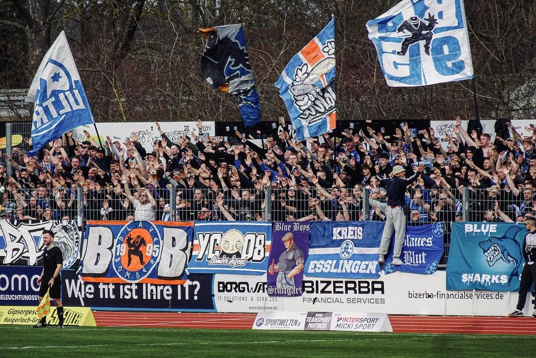 Gästefans | TSG Balingen – Stuttgarter Kickers (09.03.2024) 1-2