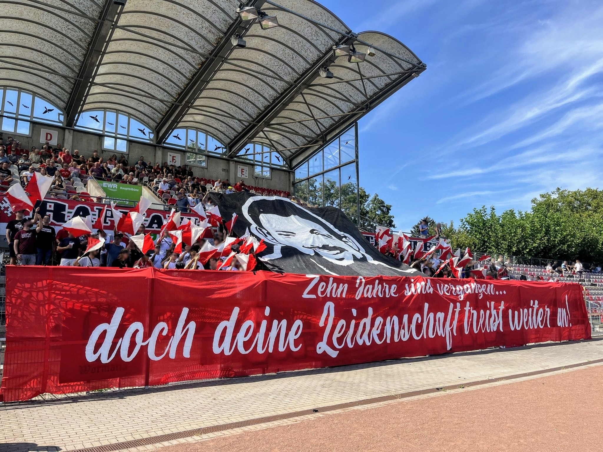 Heimfans | VfR Wormatia Worms – FC Blau Weiß Karbach (07.09.2024) 2-2