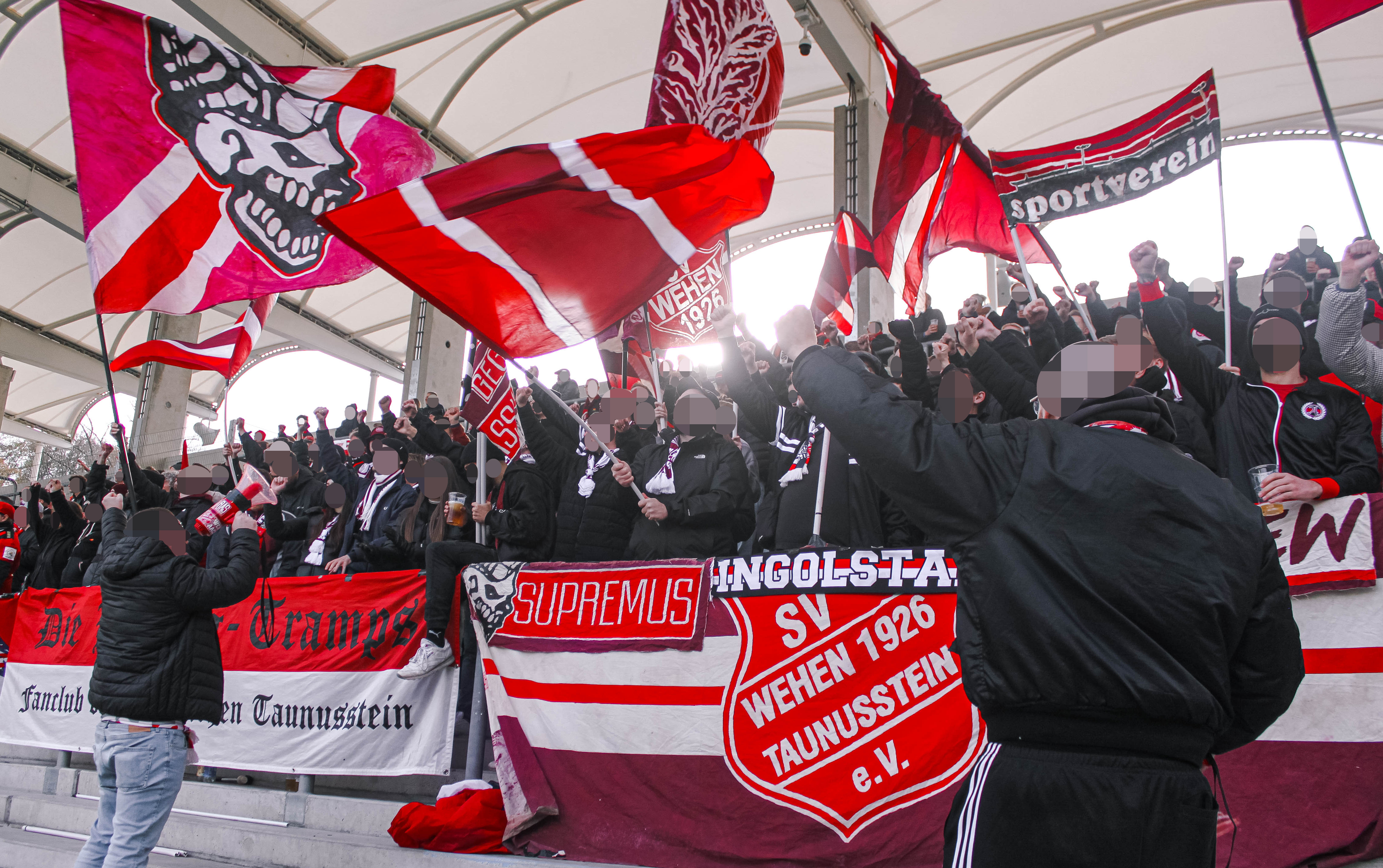 Gästefans | 1. FC Saarbrücken – SV Wehen (09.11.2024) 3-1