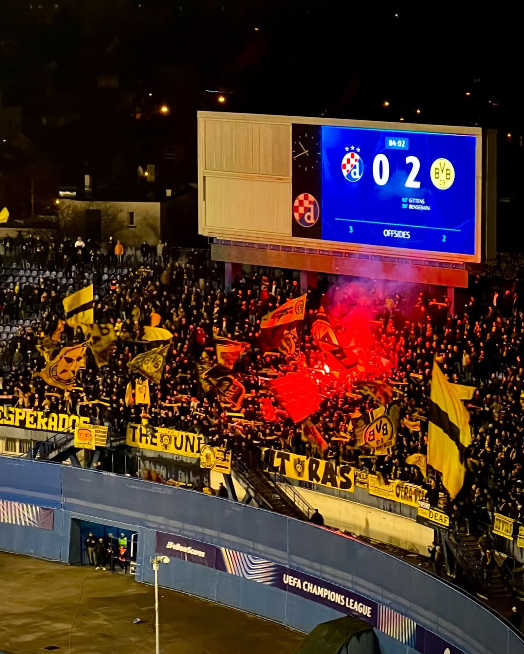 Dinamo Zagreb – Borussia Dortmund 0-3 (12)