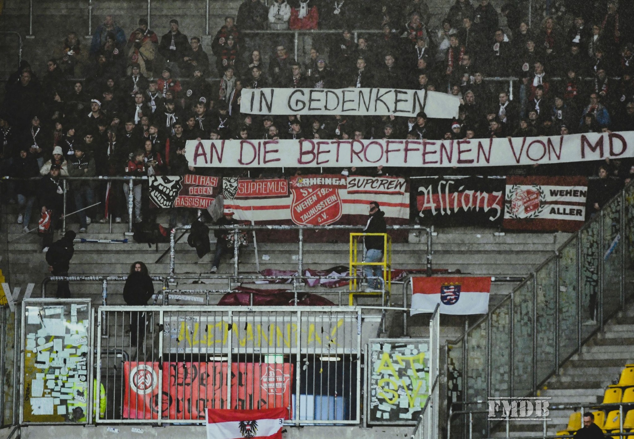 Gästefans | TSV Alemannia Aachen – SV Wehen (21.12.2024) 0-0