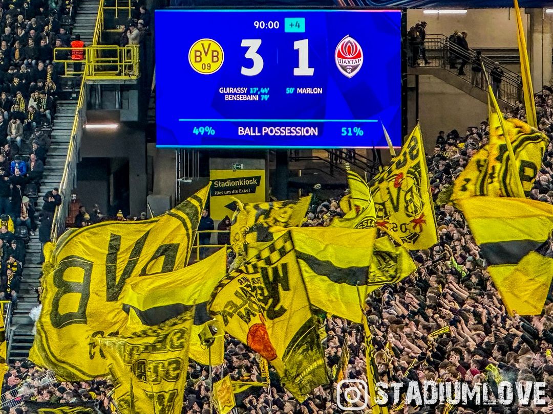 Borussia Dortmund – FC Shakhtar Donetsk 3-1 (3)