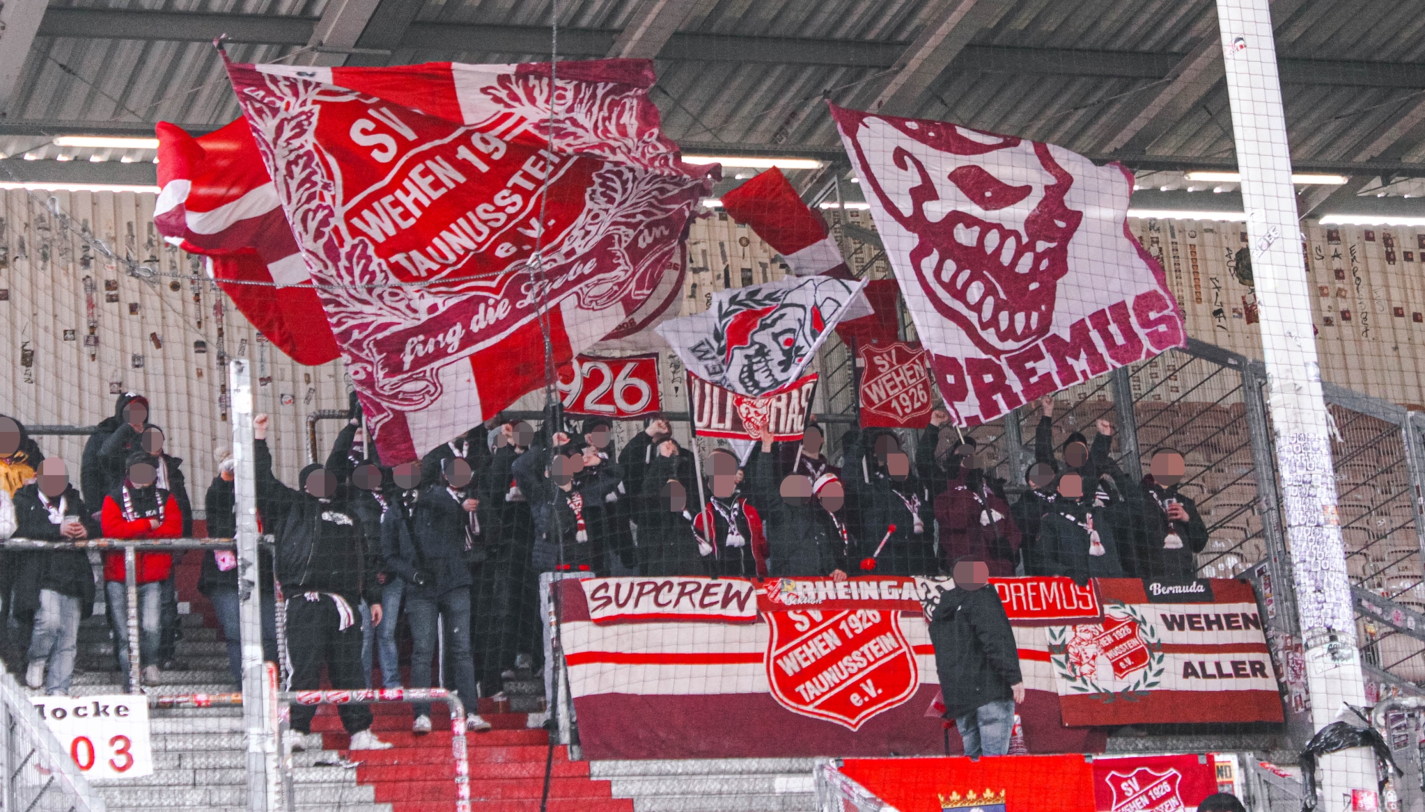 Gästefans | FC Energie Cottbus – SV Wehen (08.02.2025) 2-1