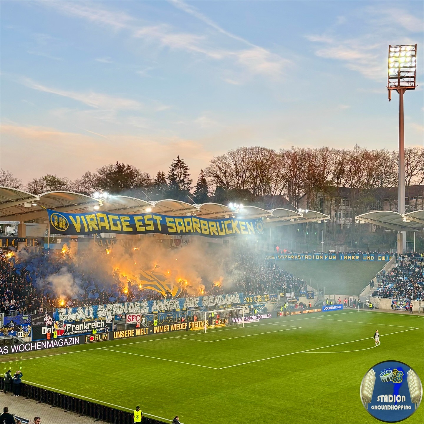 1. FC Saarbrücken – FC Erzgebirge Aue 2-0 (3)