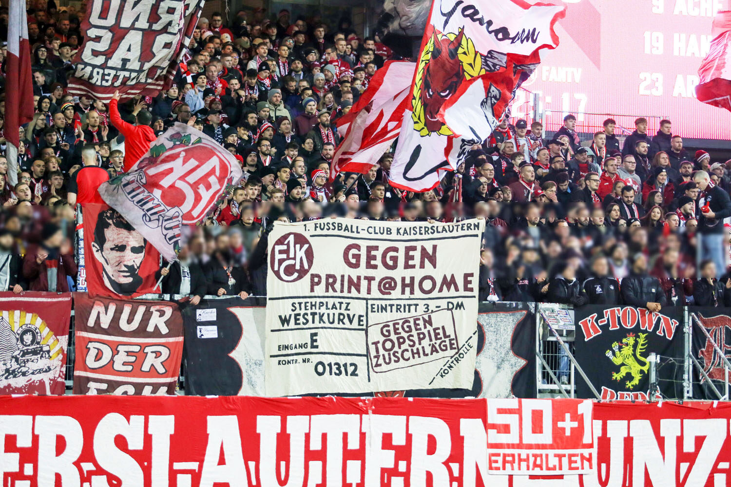 1. FC Nürnberg – 1. FC Kaiserslautern 0-0 (45)