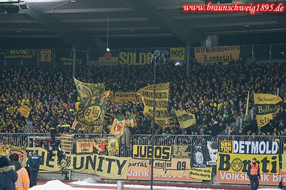 Eintracht Braunschweig vs Borussia Dortmund (1-2)