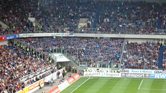 MSV Duisburg vs Hamburger SV (0-2)