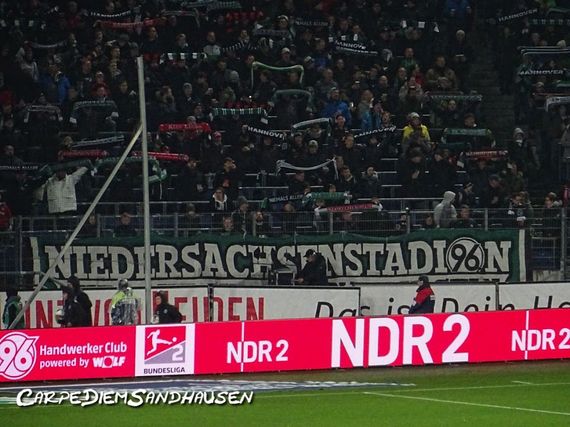 Hannover 96 vs SV Sandhausen (1-1)