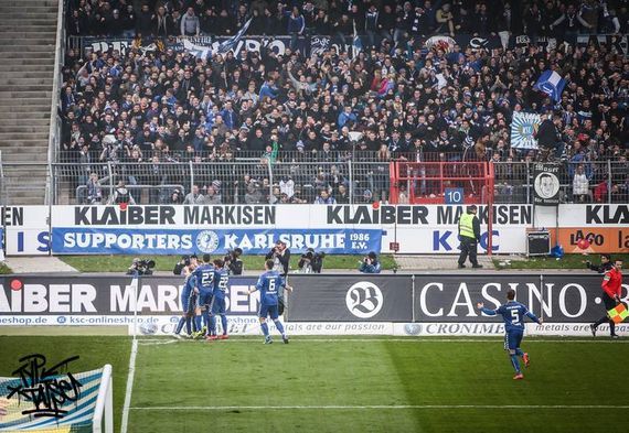 Karlsruher SC vs FC Erzgebirge Aue (1-0)