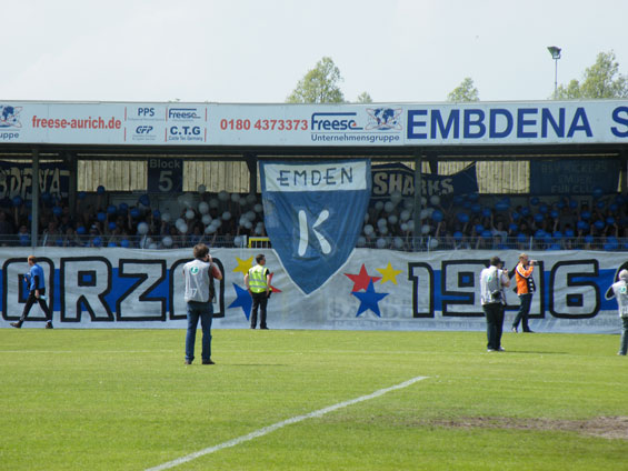 Kickers Emden vs Wacker Burghausen (1-1)