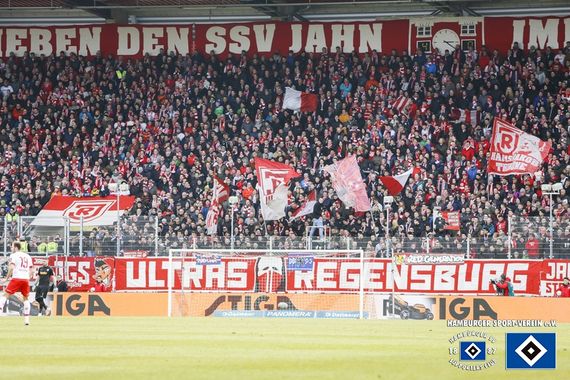 SSV Jahn Regensburg vs Hamburger SV (2-1)