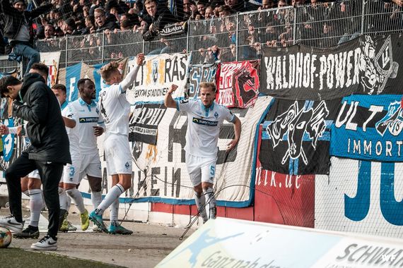 SG Sonnenhof-Großaspach vs SV Waldhof Mannheim 07 (0-3)