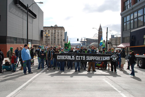 St. Patricks Day Marsch des vs Seattle Sounders FC (2)