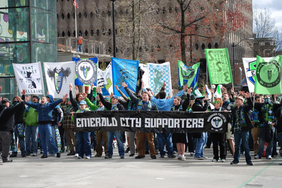St. Patricks Day Marsch des vs Seattle Sounders FC (3)