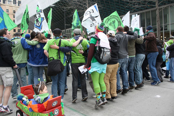 St. Patricks Day Marsch des vs Seattle Sounders FC (5)